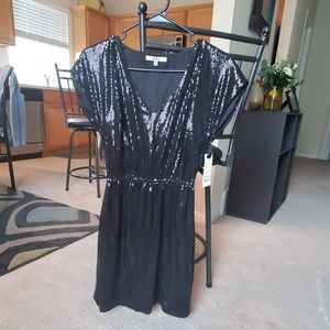 Black Sequin Dress